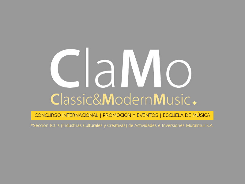 Clamo Music Concurso Internacional de PIano, Promocion Musical y Eventos