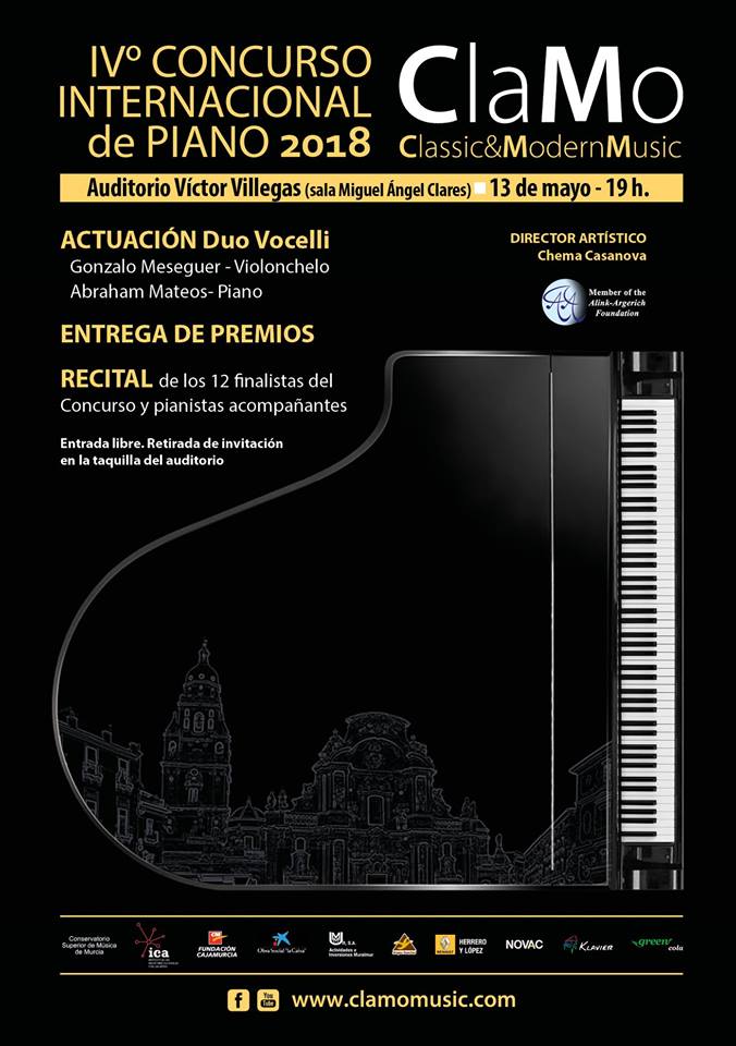 Programa de Concurso Internacional de Piano Clamo Music 2018