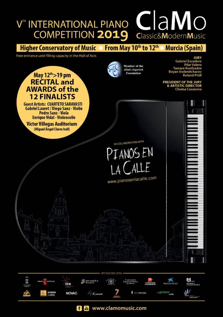 V Concurso Internacional de Piano Clamo Music 2019