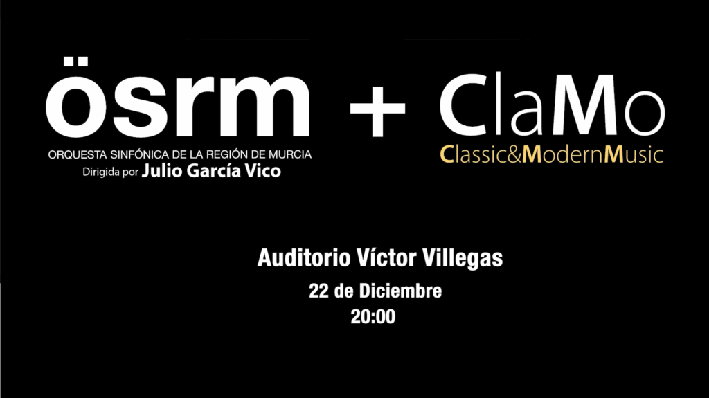 Concierto Navidad Clamo Music y Orquesta Sinfónica Región de Murcia el 22 de diciembre de 2025