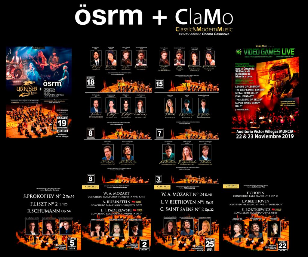 Histórico de eventos en Murcia Clamo Music 1